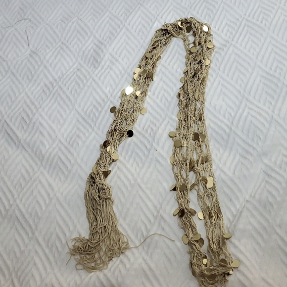 Sequin Waist Belt Sash- Vintage - Picture 2 of 5